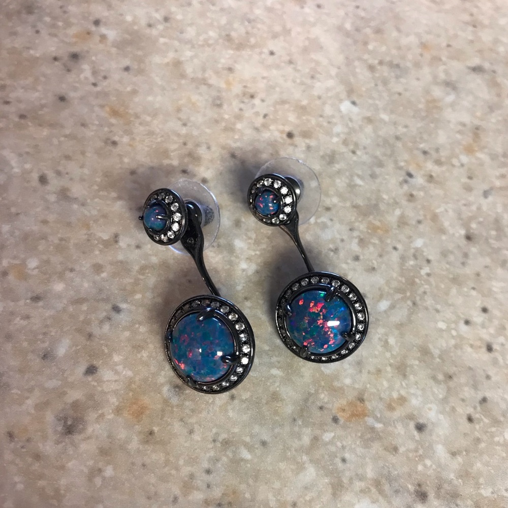 Blue Kendra Scott earrings